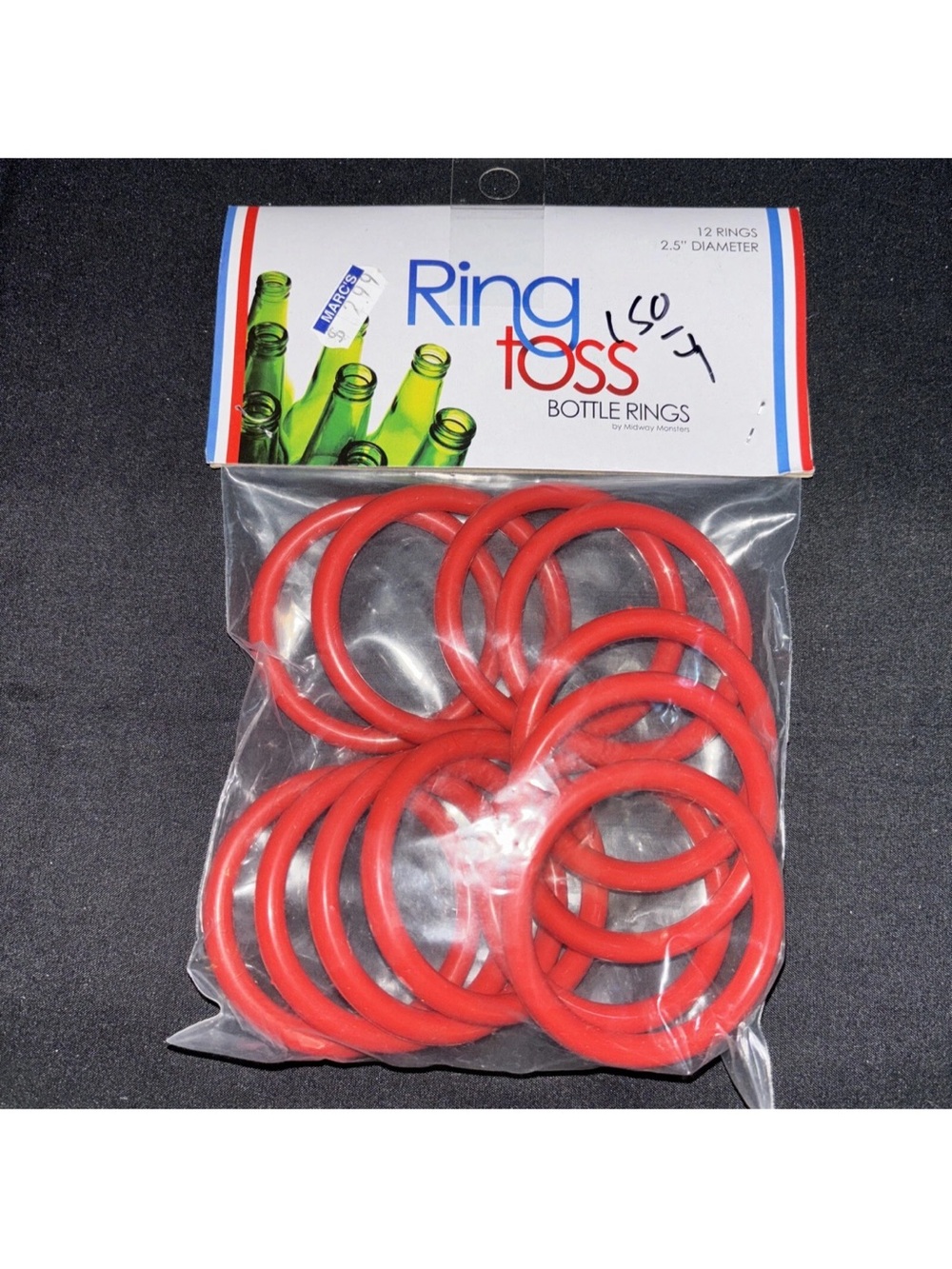 12 Pack Small Ring Toss Rings - for Carnival Games, Backyard, Outdoor, and Other